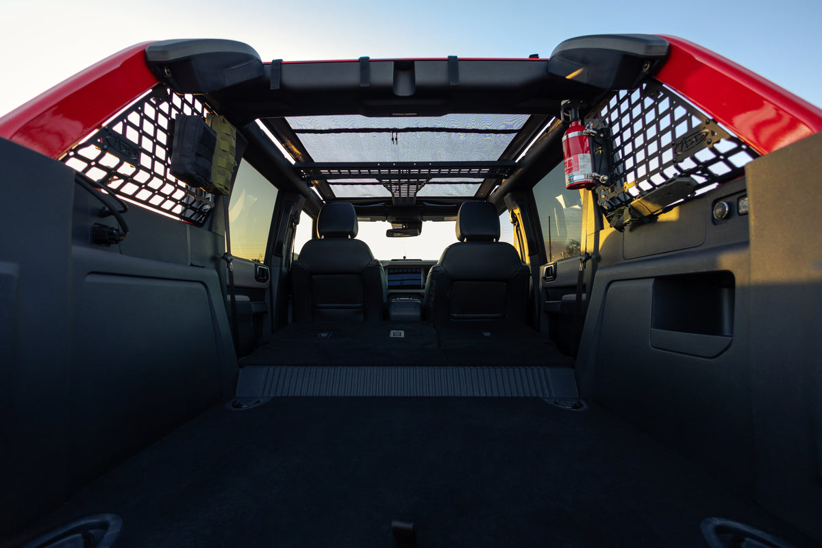 2021-2026 Ford Bronco & Bronco Raptor Rear Window Molle Storage Panels