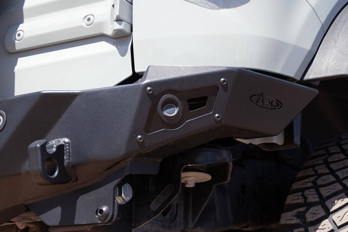 Retaining the OEM Sensors on the 2021-2023 Ford Bronco Krawler Rear Bumper