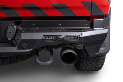 Single ow 10" light bar on the 2025 Ram RHO Phantom Rear Bumper