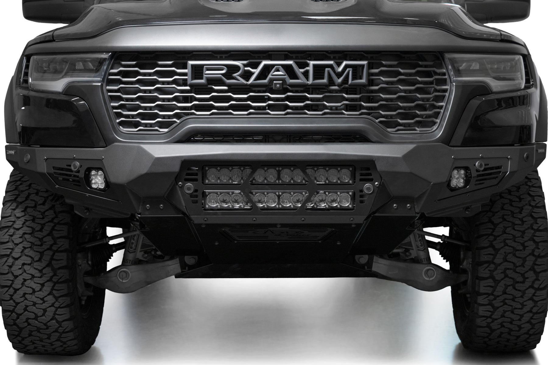 Mopar Rho Rambar 2025-2026 Ram RHO Dual 20-Inch Light Bar Bomber Front Bumper | ADD Offroad