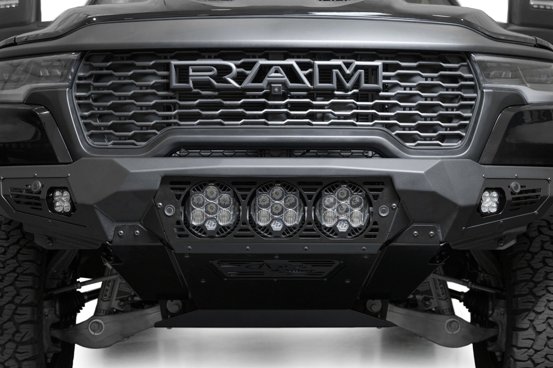 Ram Rho Front 2025-2026 Ram RHO Baja Designs Bomber Front Bumper | ADD Offroad