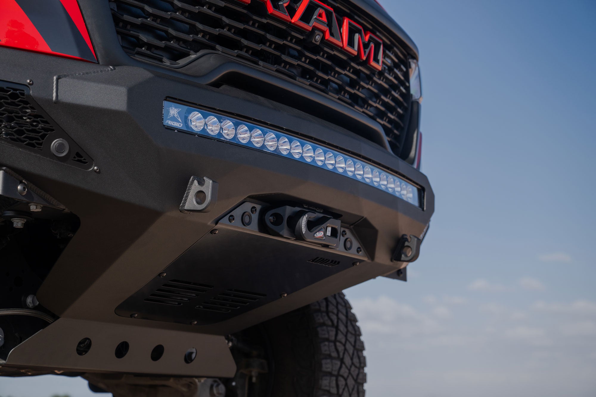 2025 Ram RHO Stealth Fighter Front Bumper Winch Kit