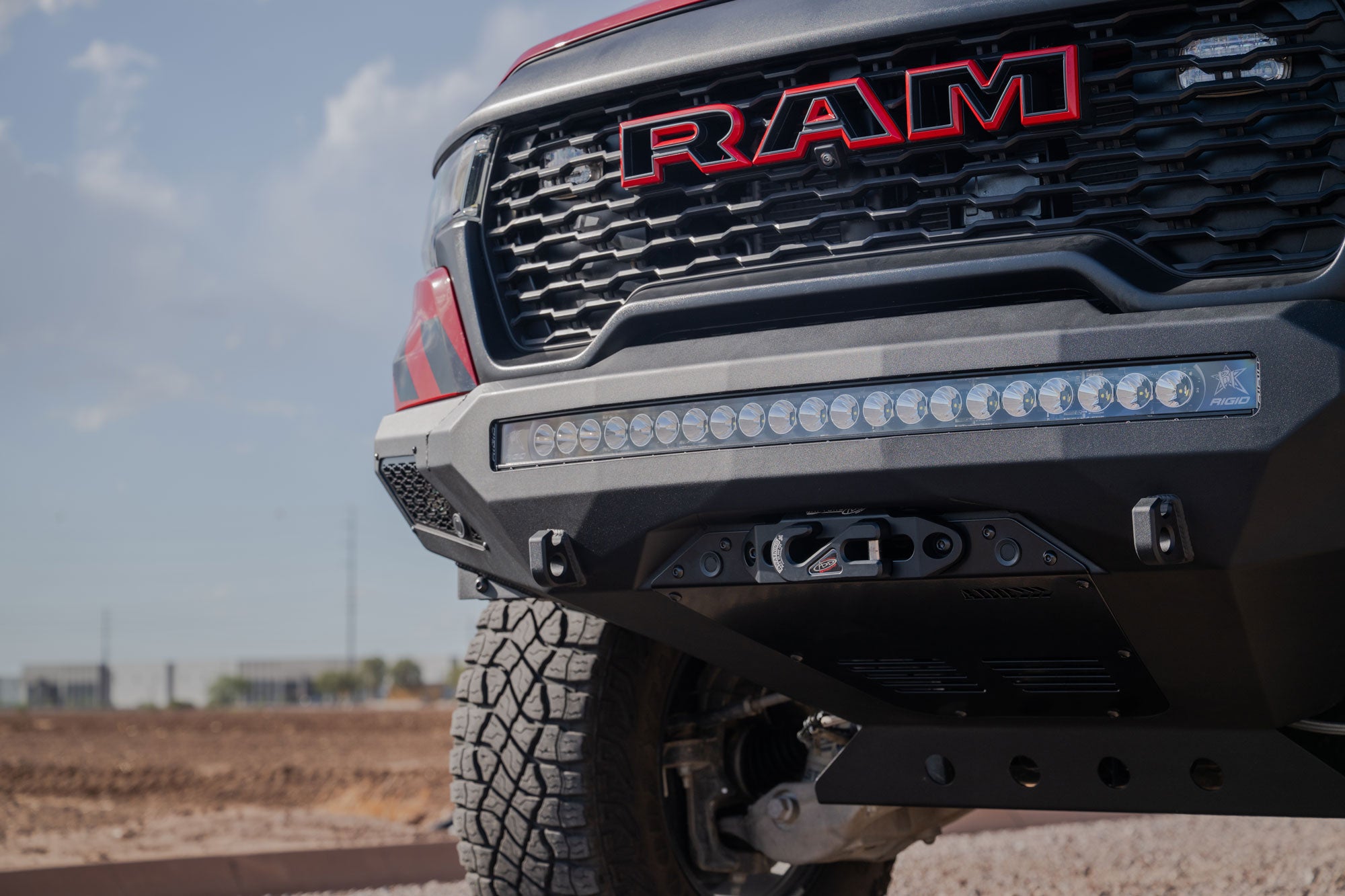 2025 Ram RHO Stealth Fighter Front Bumper Winch Kit