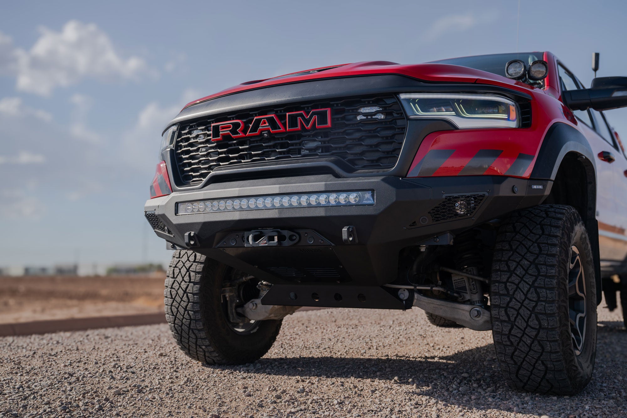 2025 Ram RHO Stealth Fighter Front Bumper Winch Kit