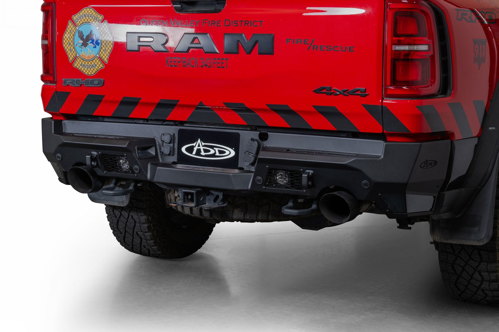 Stealth Fighter Ram RHO Rear Bumper | ADD Offroad