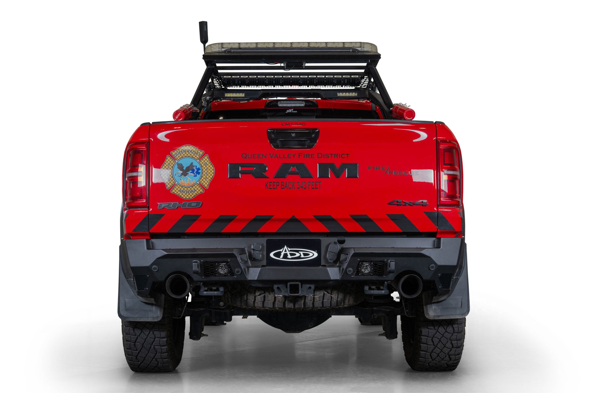 2025 Ram RHO Stealth Fighter Rear Bumper