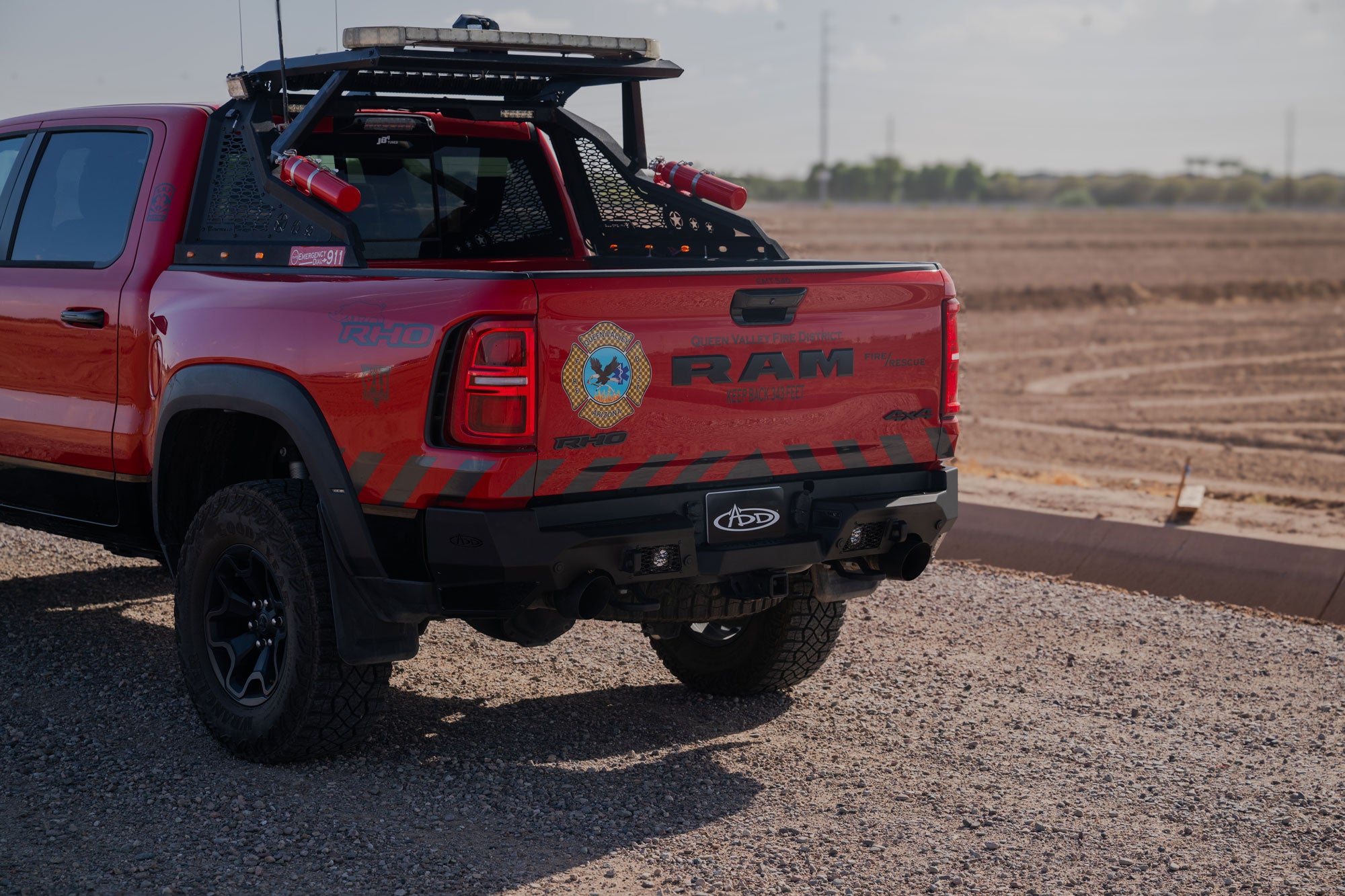 2025 Ram RHO Stealth Fighter Rear Bumper