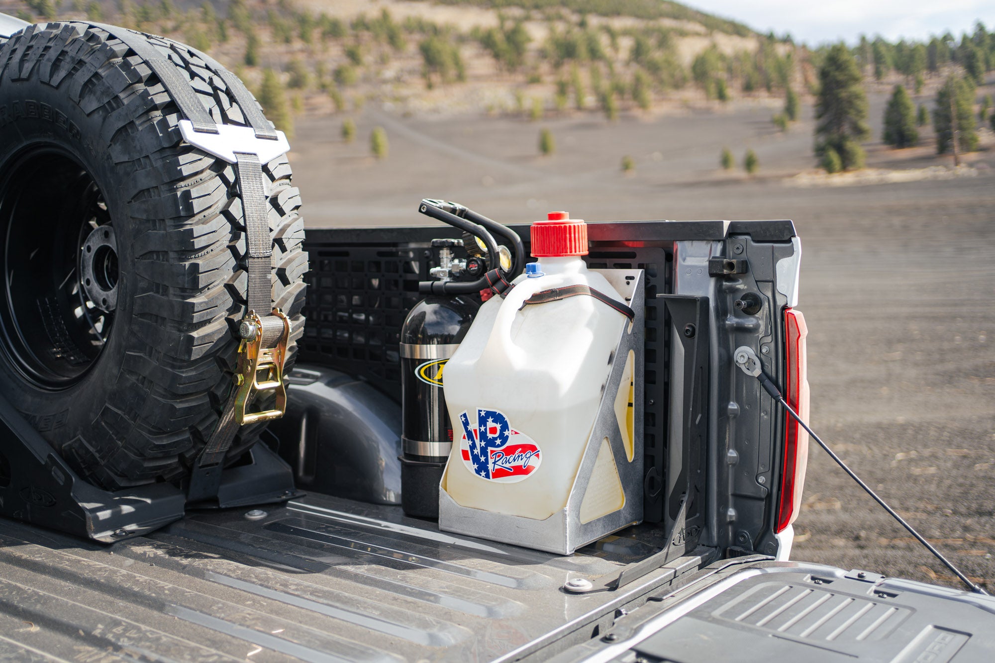 5 Gal Gas Jug Holder for Trucks, Trailers, Garages | Universal