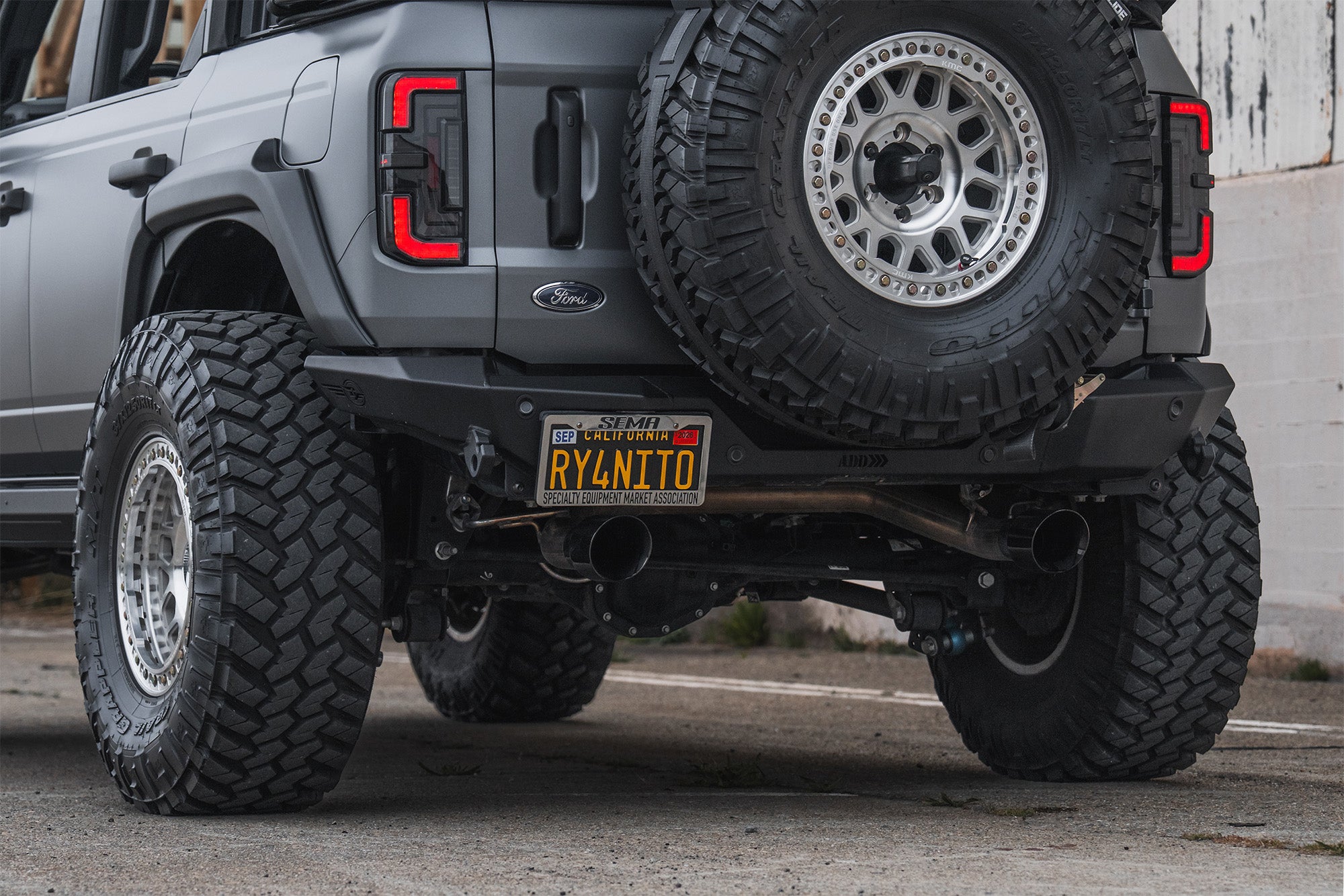 2021-2026 Ford Bronco Rock Fighter Rear Bumper