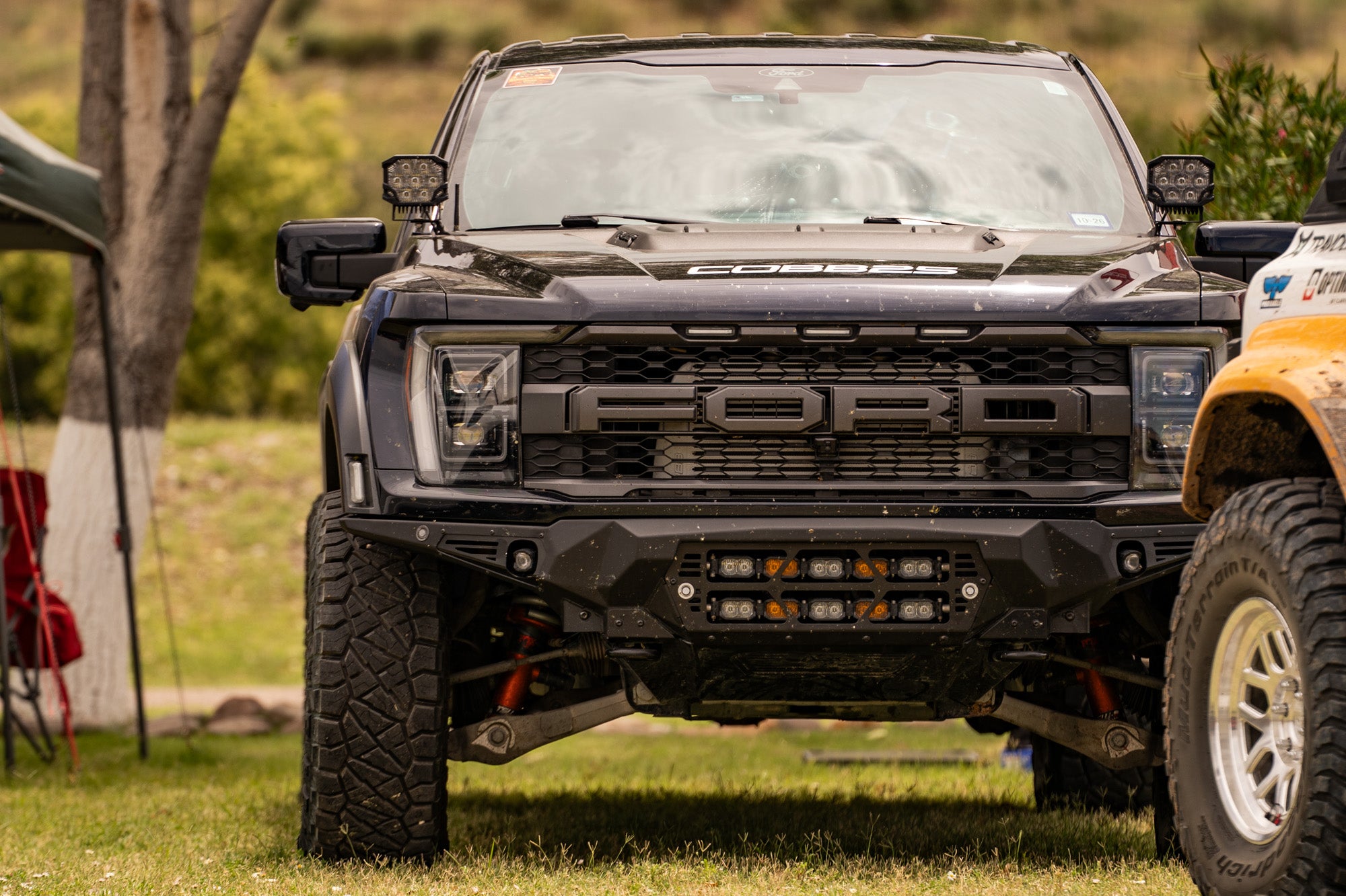 2021-2026 Ford F-150 Raptor/Raptor R Bomber Front Bumper (20-Inch Lights)