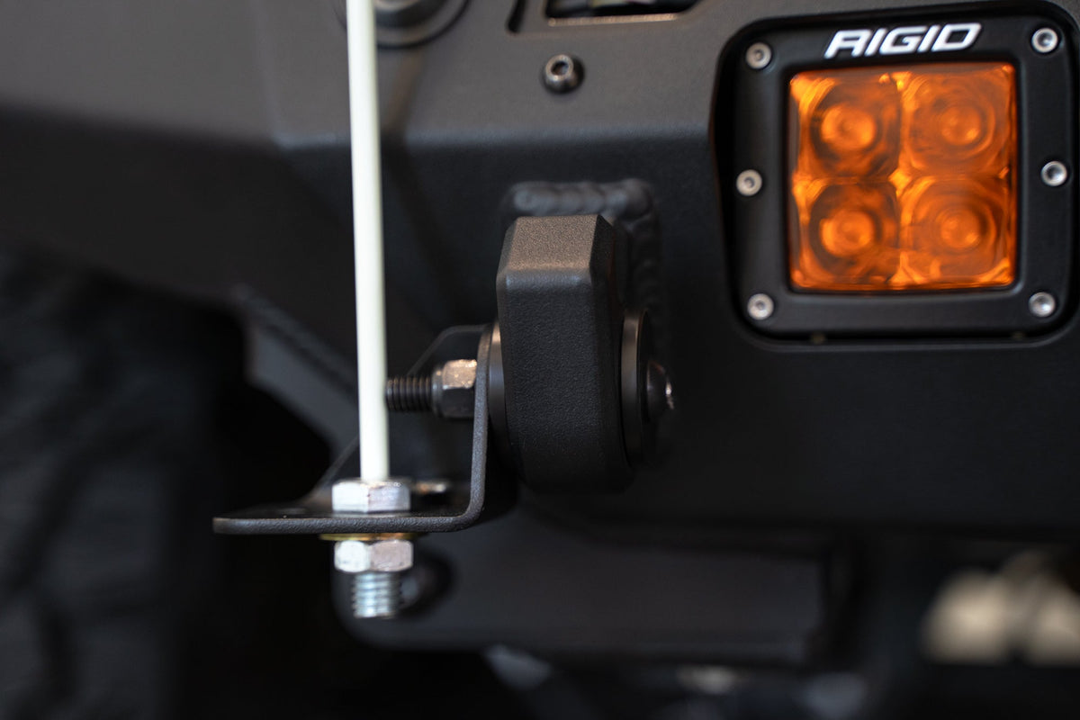Orv Flags Off-Road Bumper D-Ring Mount Whip Flag Holder | Rago Fabrication
