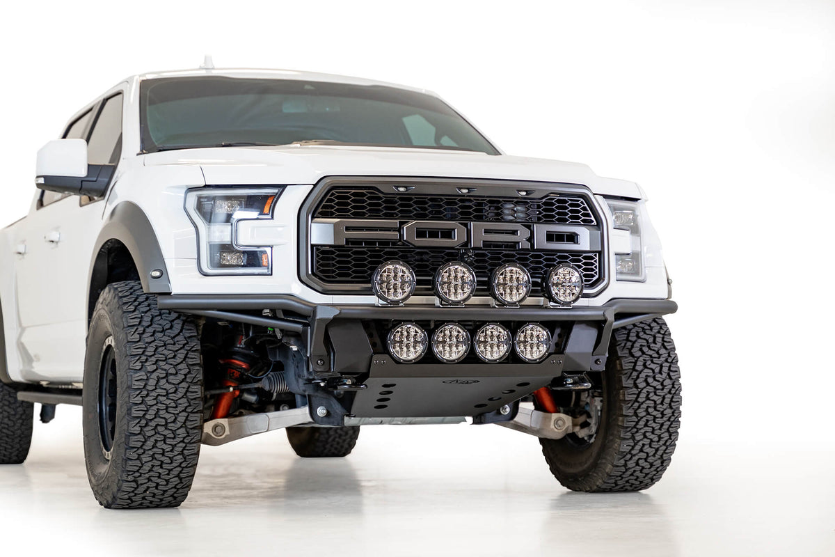 White Raptor R With Add Bumpaer Ford Raptor ADD PRO Bolt-On V2 Front Bumper I ADDOffroad