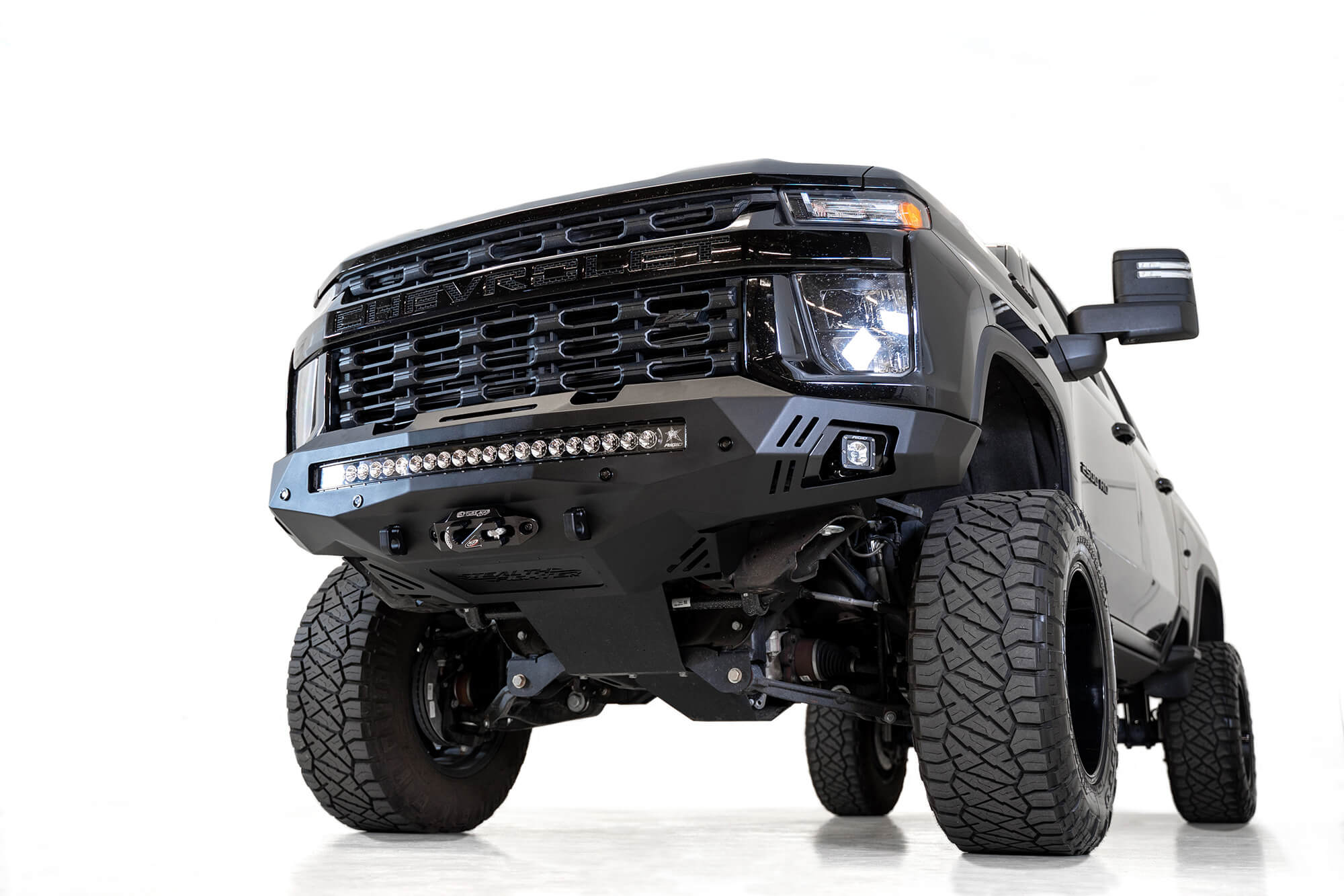 Addictive Desert Designs F271202890103 Chevy Silverado 2500 3500 Stealth Fighter Front Bumper
