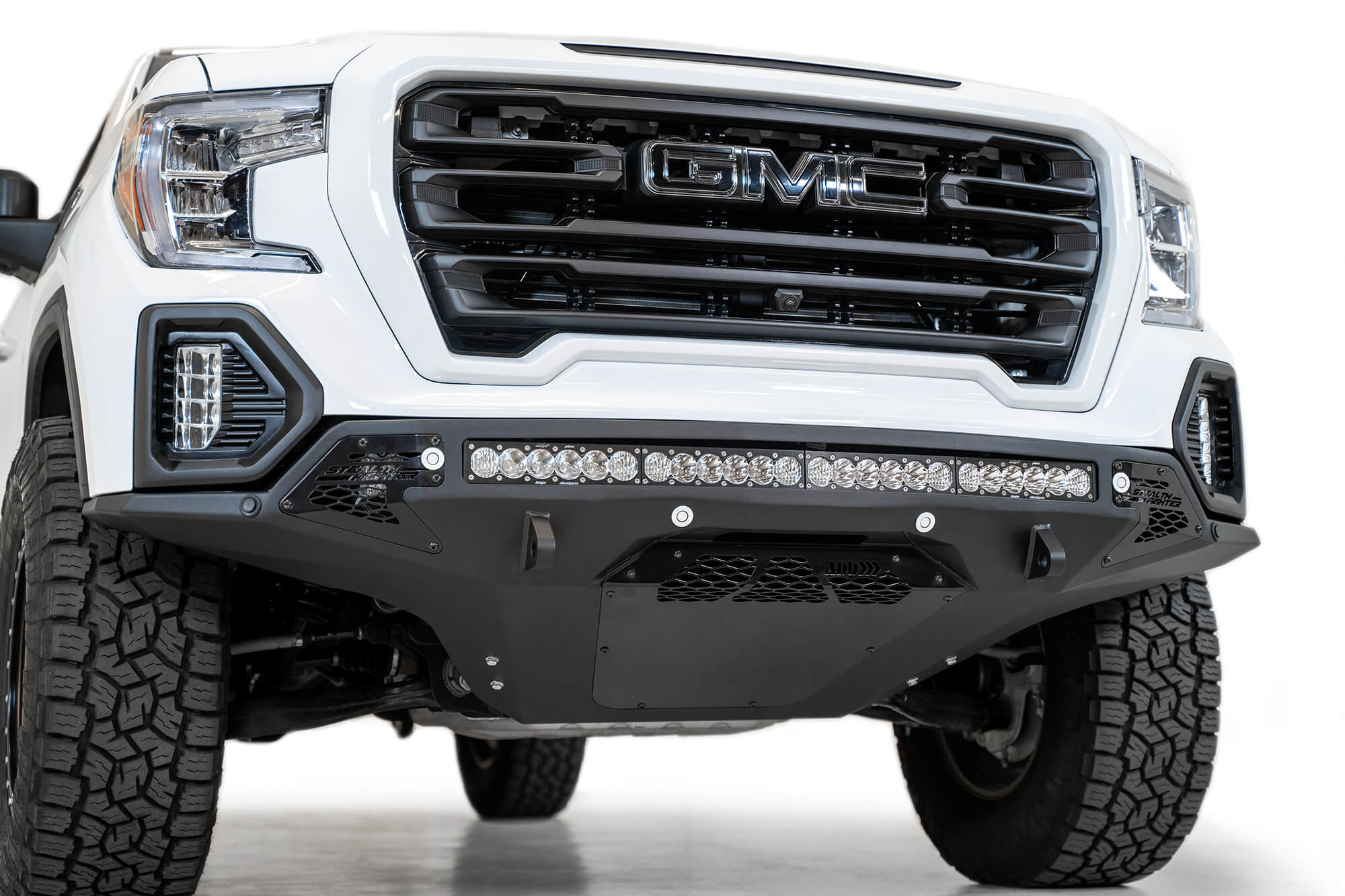 2021 GMC Sierra 1500 aftermarket front bumper 