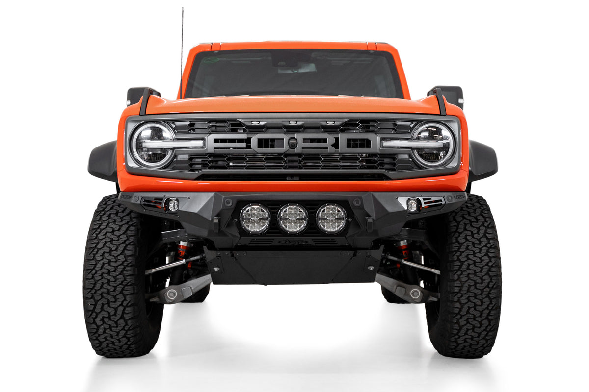 Bronco Raptor Front Bronco Raptor Front Bumper | Bomber Series With Rigid Lighting