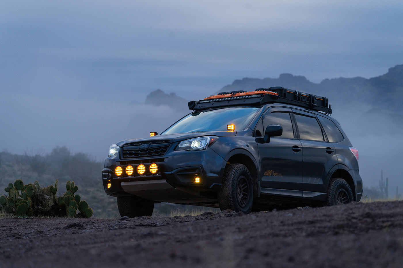 RIGID D-SS Spot with Amber PRO Lens | Pair