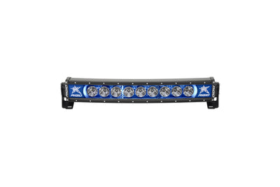 RIGID Radiance+ Curved 20 Blue LED Light Bar' 