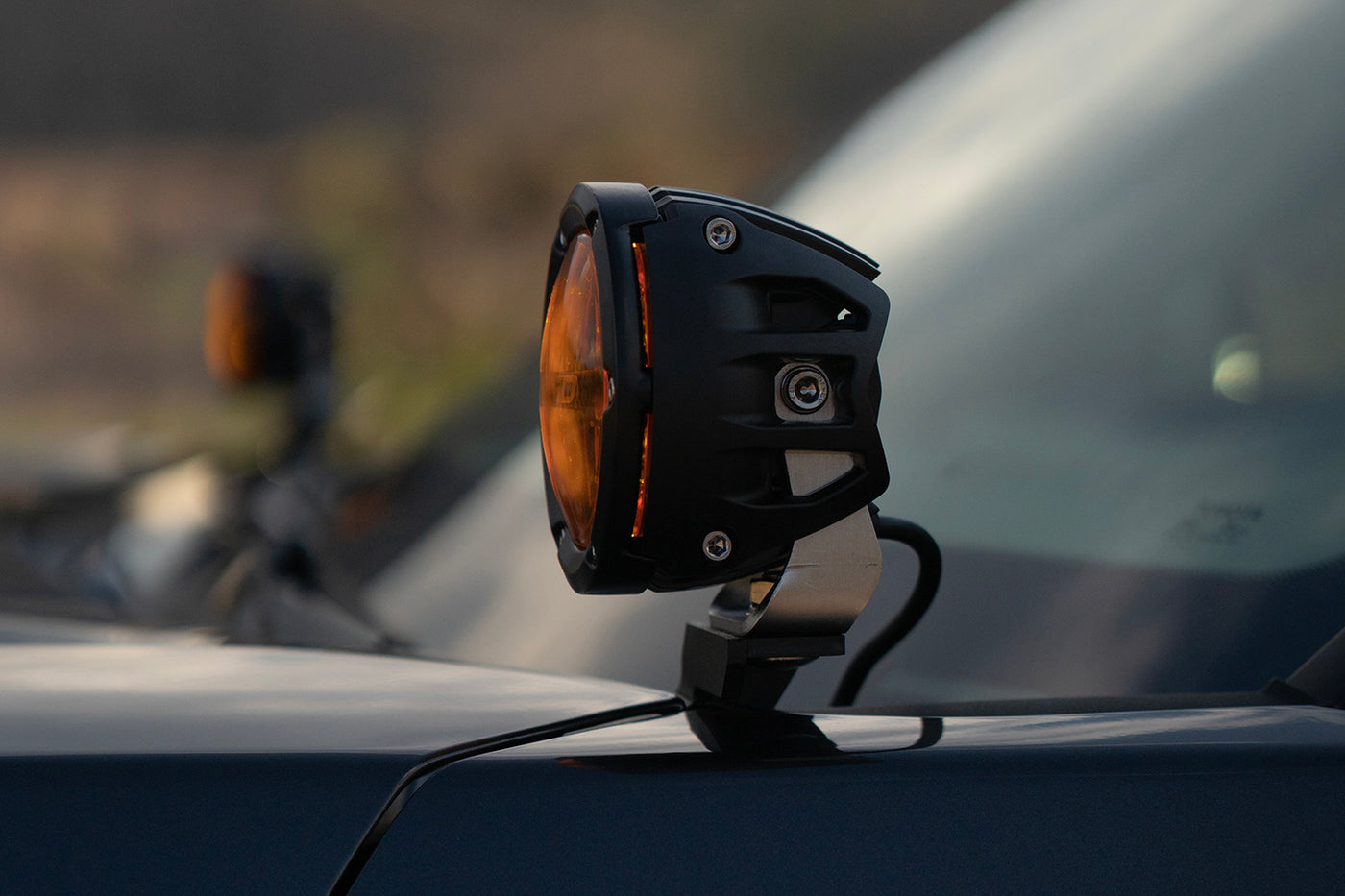 RIGID 360-Series 4" Spot with Amber PRO Lens | Pair