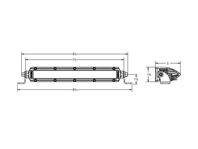 RIGID 6" SR-Series PRO White Spot/Flood Combo LED Light Bar