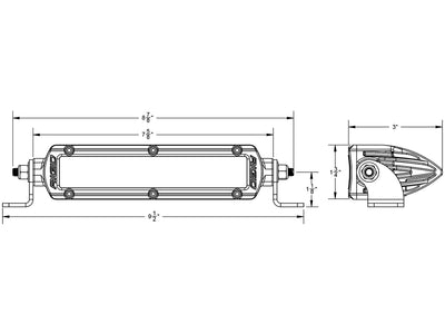 RIGID 6" SR-Series PRO White Driving LED Light Bar