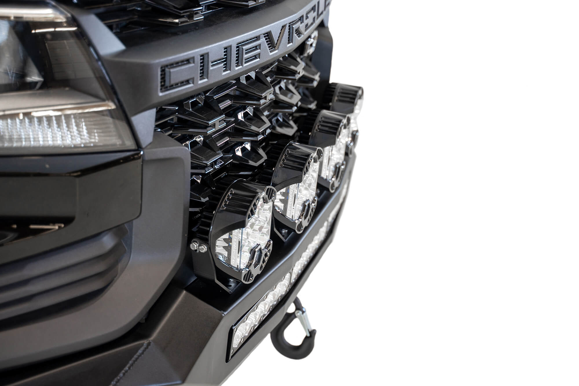 Chevy ZR2 aftermarket front bumper 