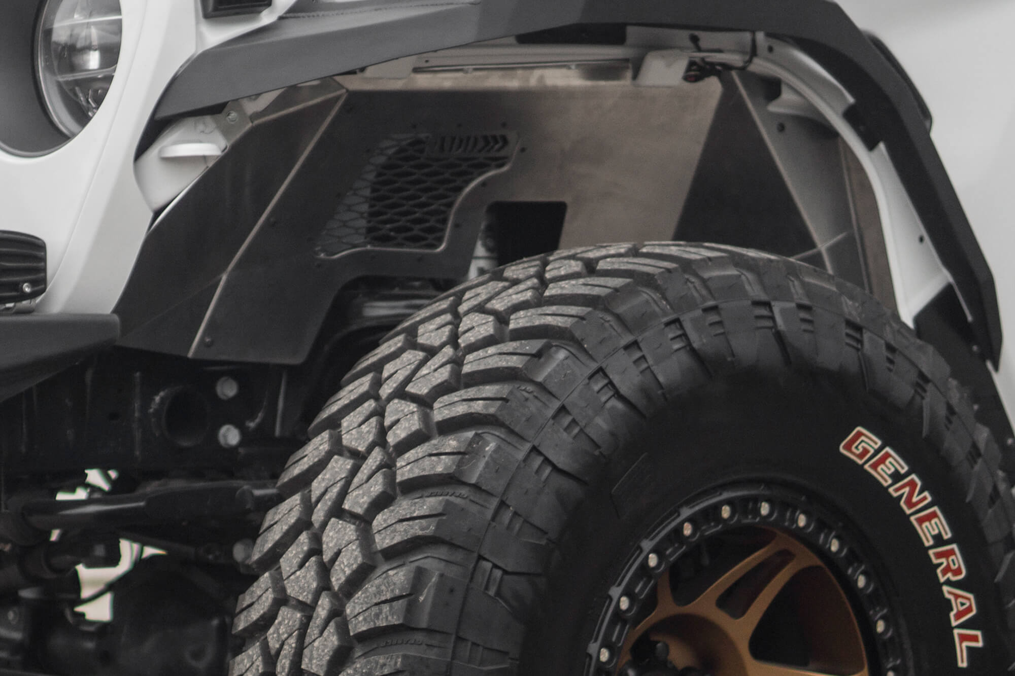 2018-2023 Jeep Wrangler JL & Gladiator JT Rock Fighter Front Inner Fender Liners | Heritage