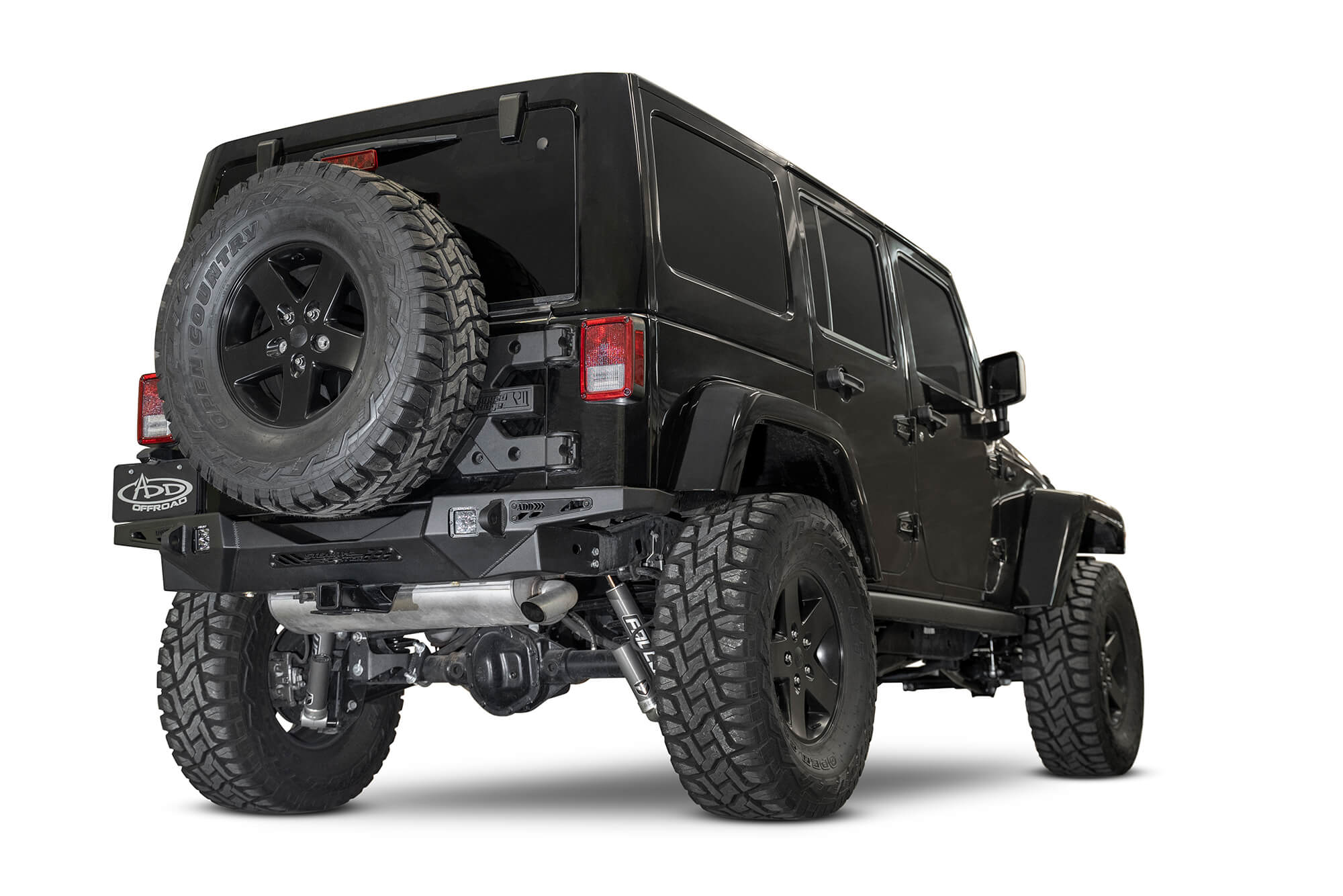 2007-2018 Jeep Wrangler JK Stealth Fighter Rear Bumper | Heritage