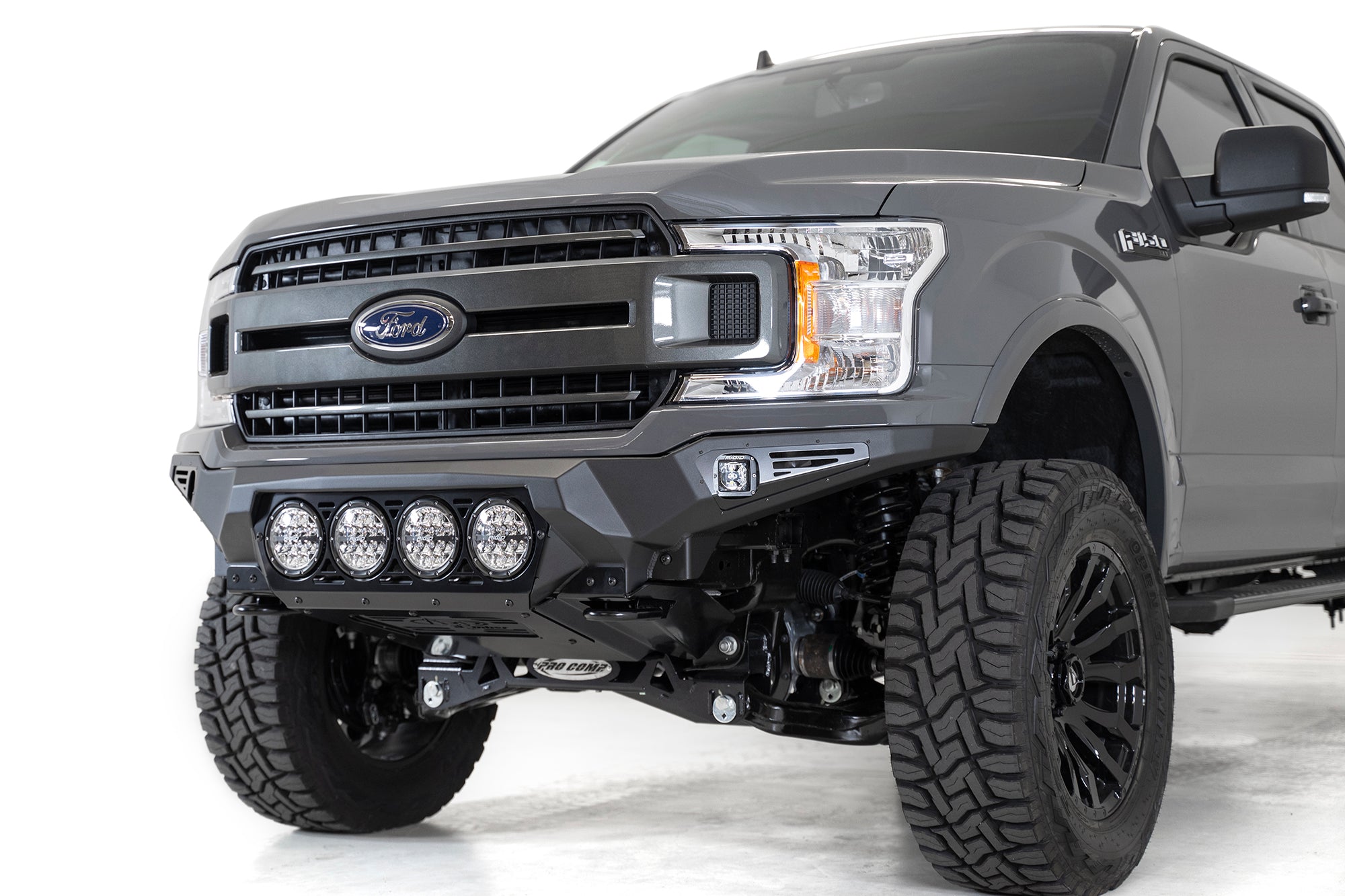 2018-2020 Ford F-150 Bomber Front Bumper | Rigid Light Mounts | Heritage