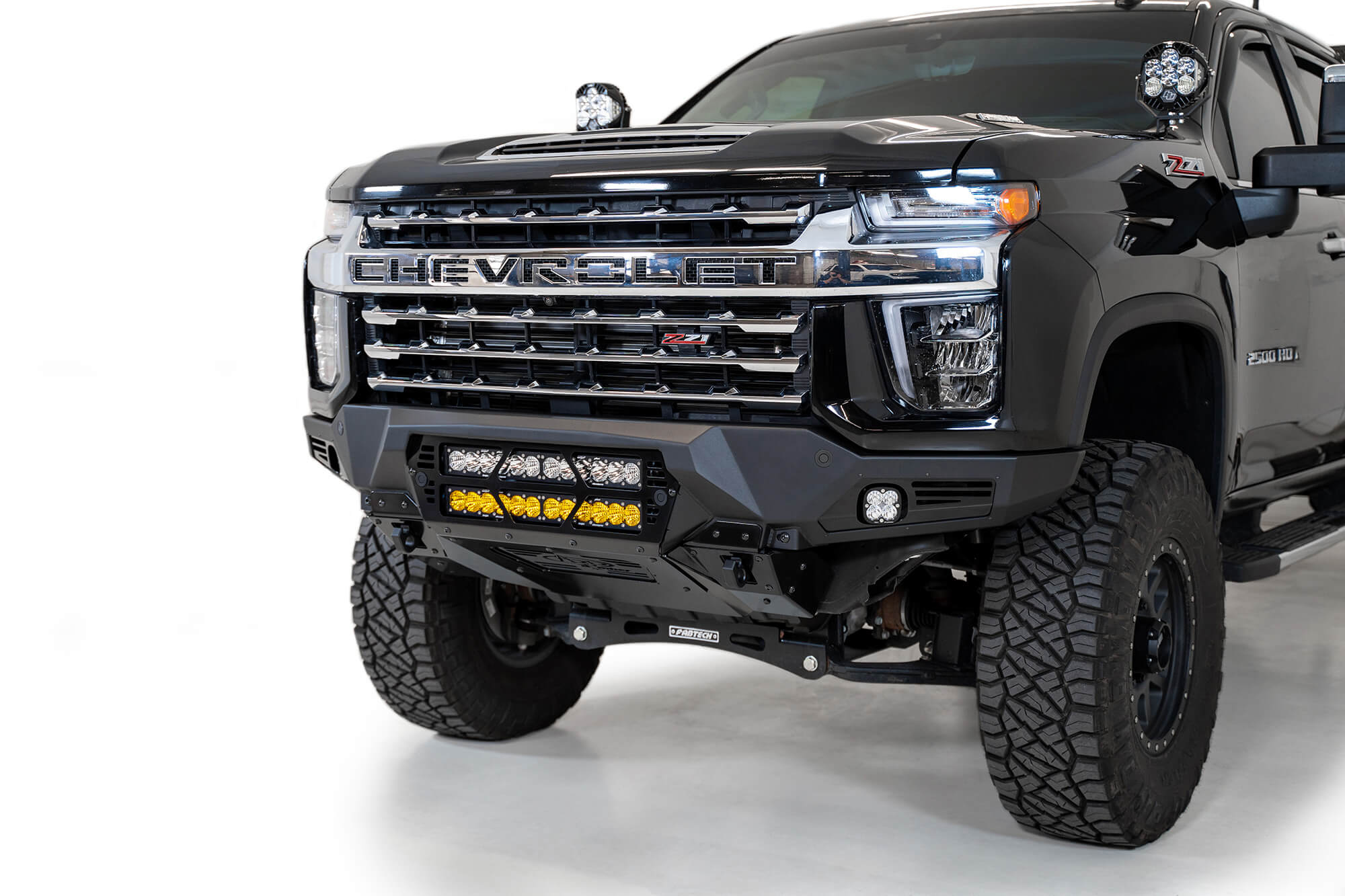2020-2022 Chevy 2500/3500 Bomber Front Bumper (20 Inch Lights)