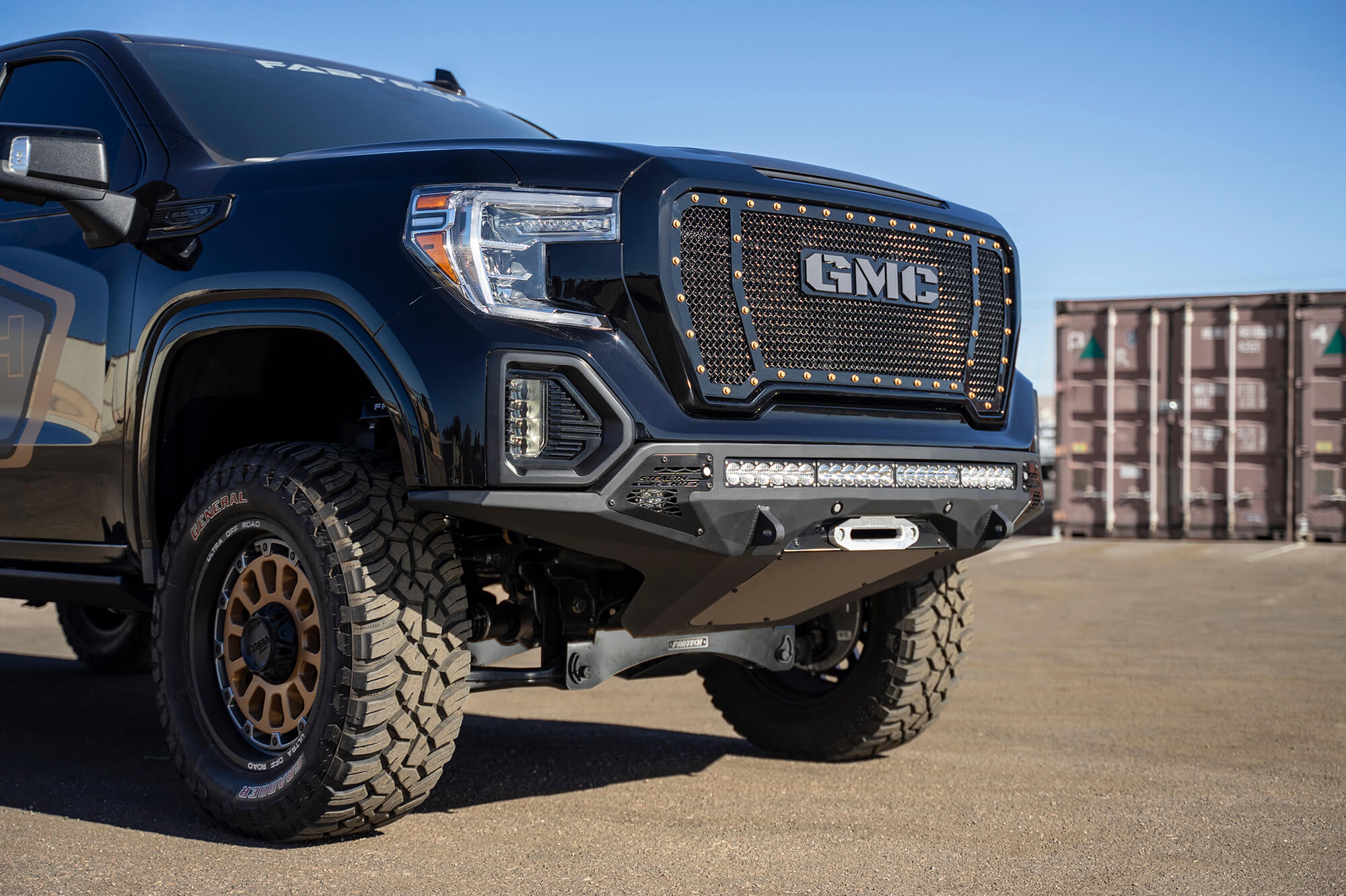2019-2021 GMC Sierra 1500 Stealth Fighter Front Bumper | Heritage