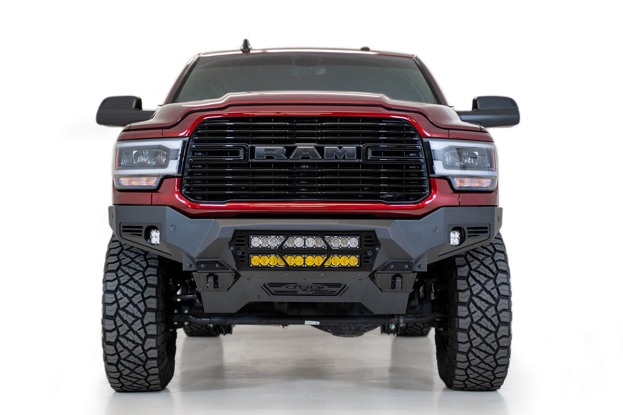 2019-2023 RAM 2500/3500 Bomber Front Bumper (Dual 20 Inch Lights)