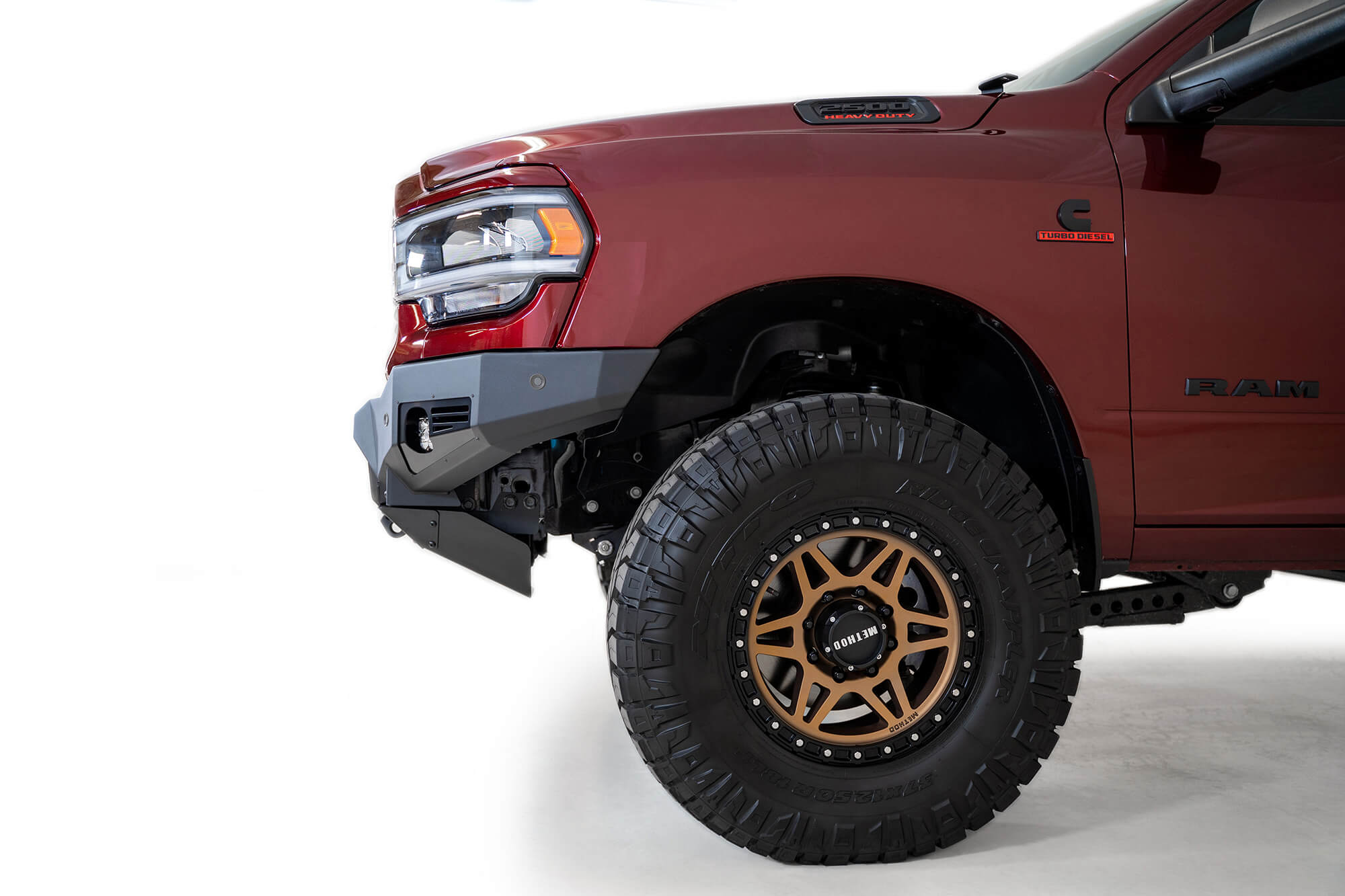 2019-2023 RAM 2500/3500 Bomber Front Bumper (Dual 20 Inch Lights)