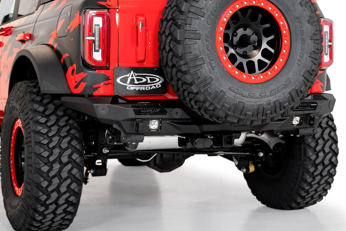 Bronco Rear Stealth Fighter Ford Bronco Off-Road Rear Bumper | ADD Offroad