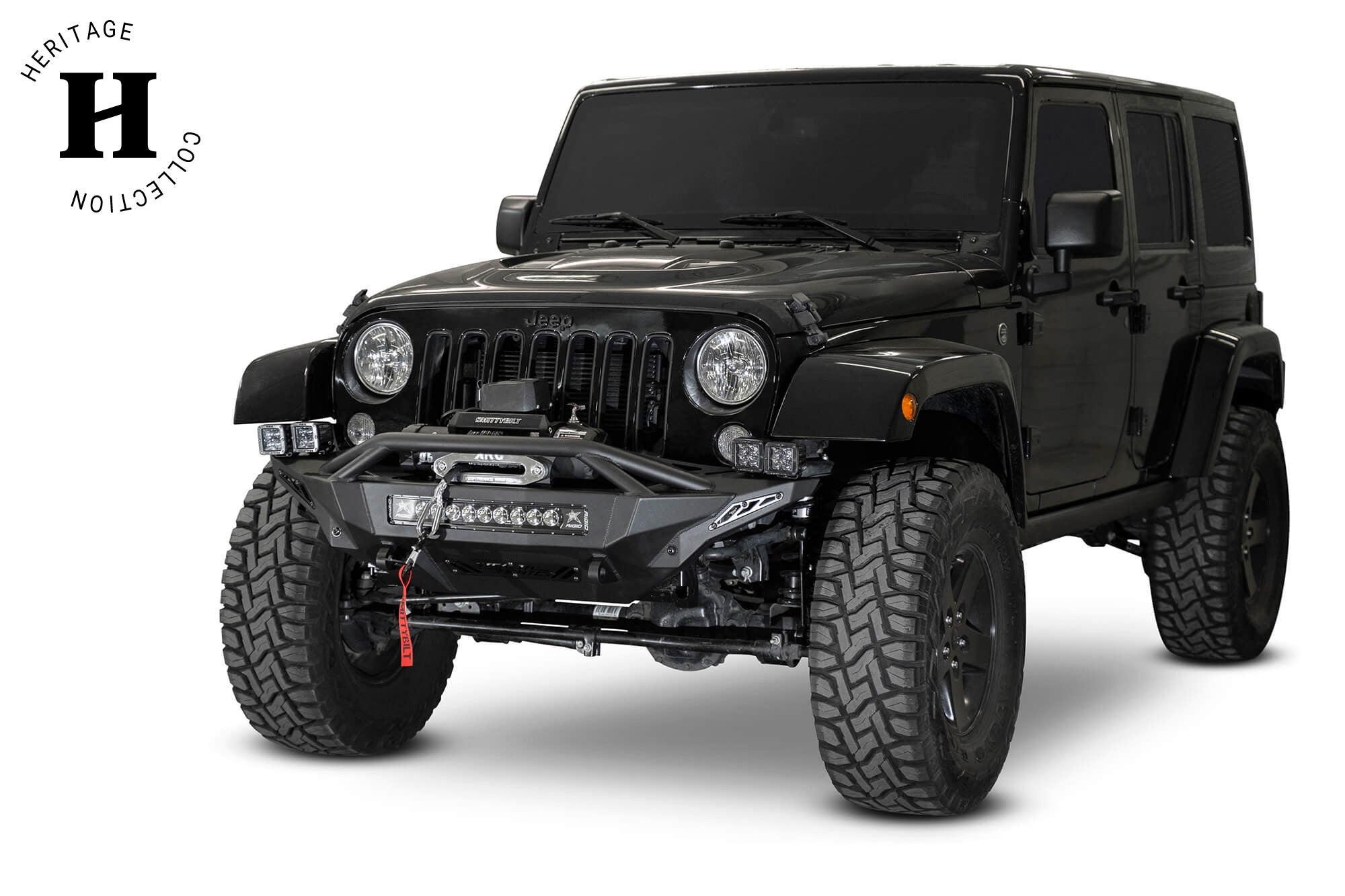 2007-2018 Jeep Wrangler JK Stealth Fighter Front Bumper | Heritage