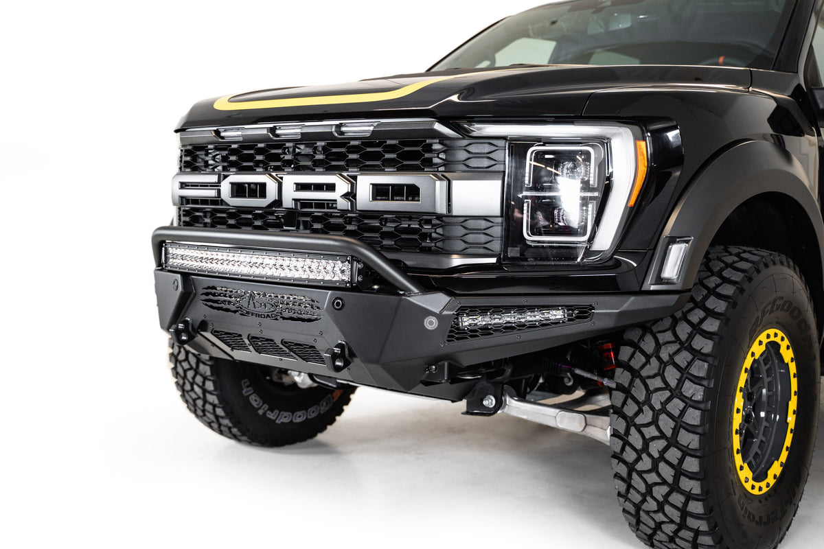 Custom Raptor Bumpers 3rd Gen Ford Raptor/Raptor R Front Bumper | HoneyBadger Hoop