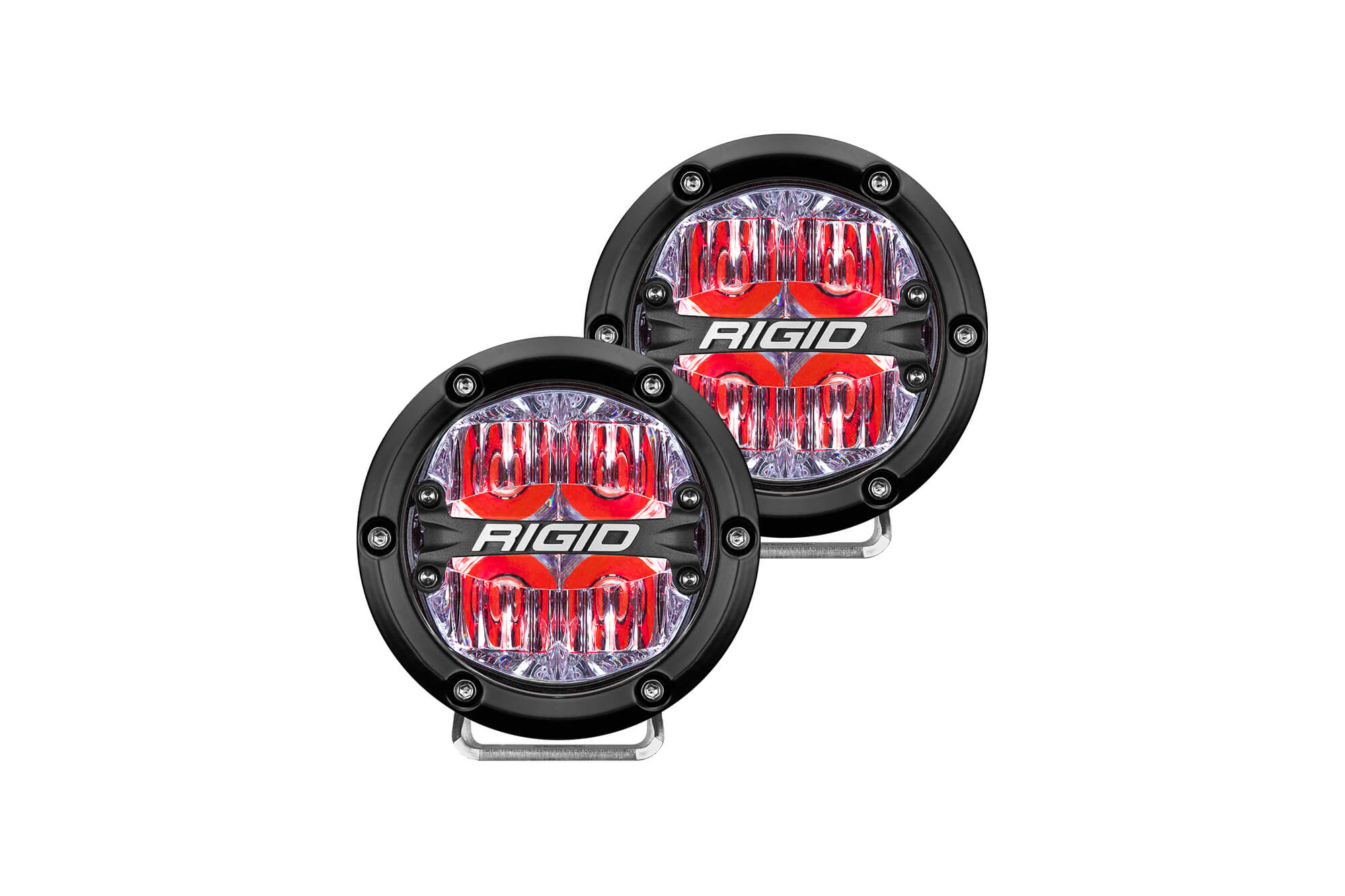 Rigid 360 4-Inch Red Drive Round Light 