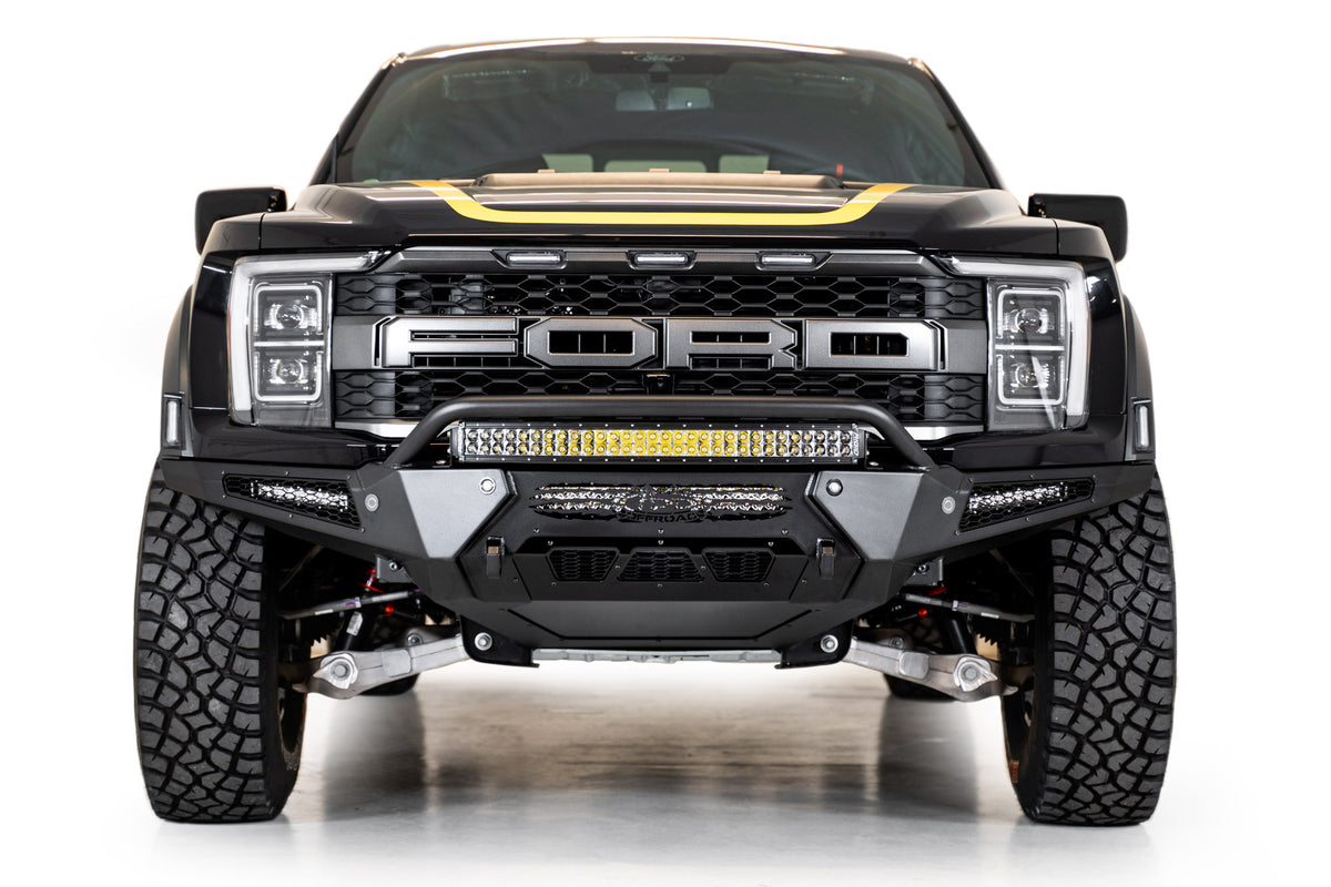 Ford Raptor R Steel Bumper 3rd Gen Ford Raptor/Raptor R Front Bumper | HoneyBadger Hoop