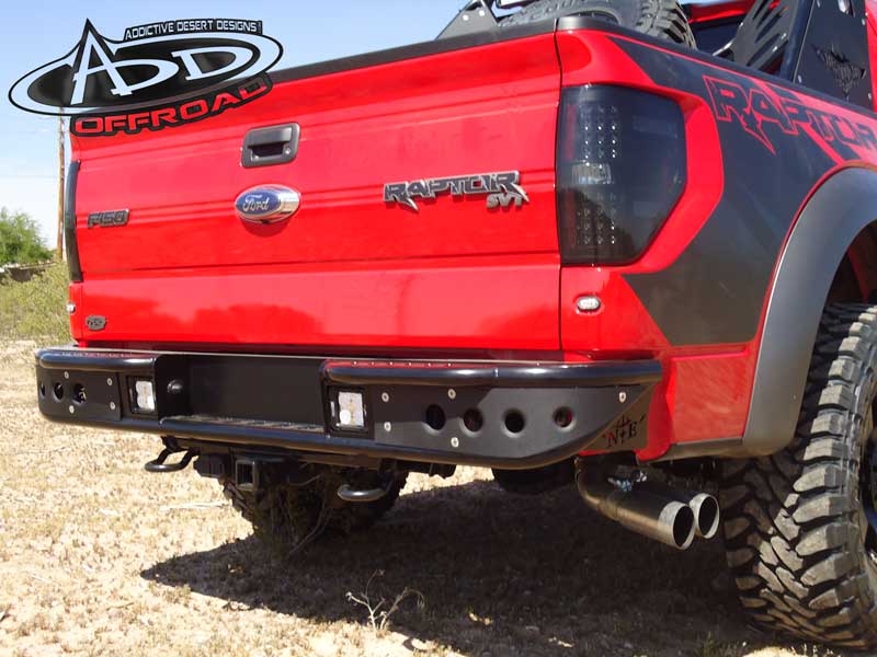 thumbnail image 2 of Primered Rear Bumper Ends For Ford F150 2009-2014 – Driver & Passenger Side, Direct Fit Steel 2 of 5