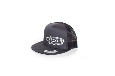 Flexfit ADD Logo Hat, Classic Trucker Snap Back, One Size Fits All, Grey hat 