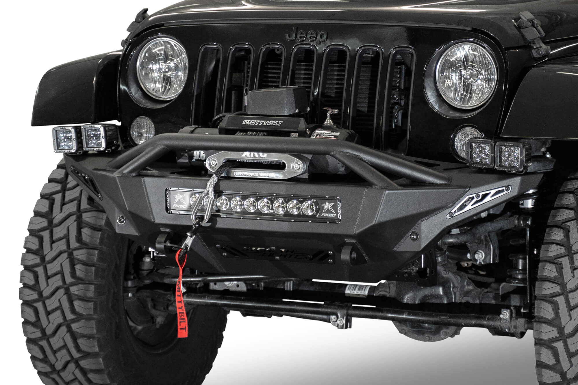 2007-2018 Jeep Wrangler JK Stealth Fighter Front Bumper | Heritage