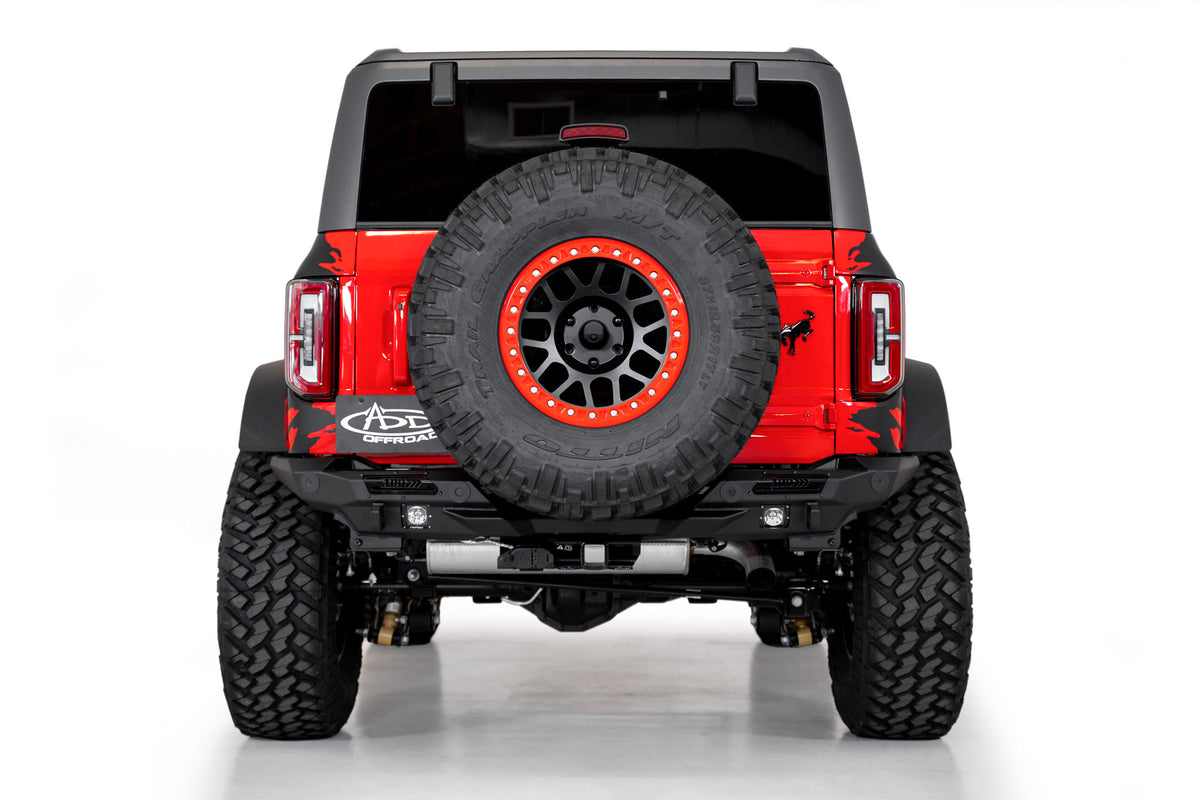 Bronco Rear Stealth Fighter Ford Bronco Off-Road Rear Bumper | ADD Offroad