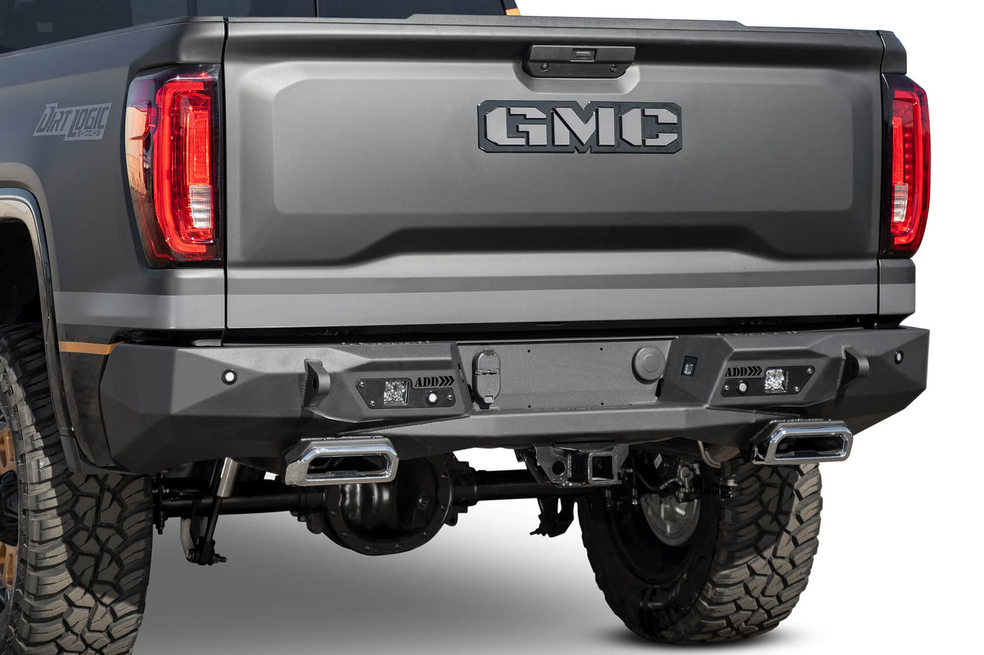 2019 - 2022 Chevy/GMC 1500 Stealth Fighter Rear Bumper w/ Exhaust Tips 