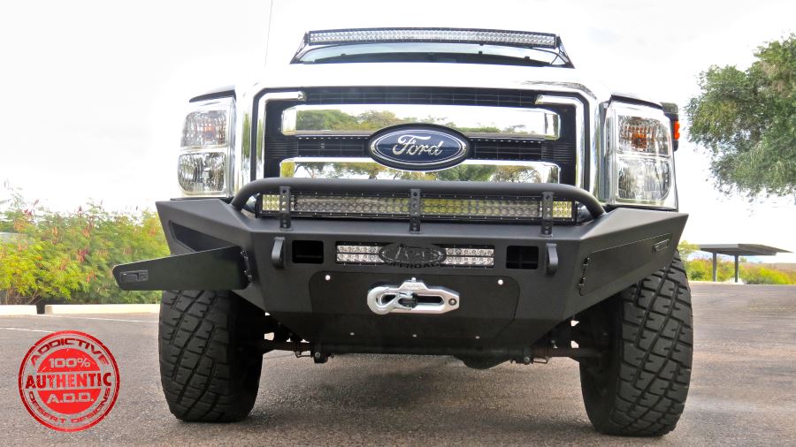 Winch bumper for 1997 ford f350