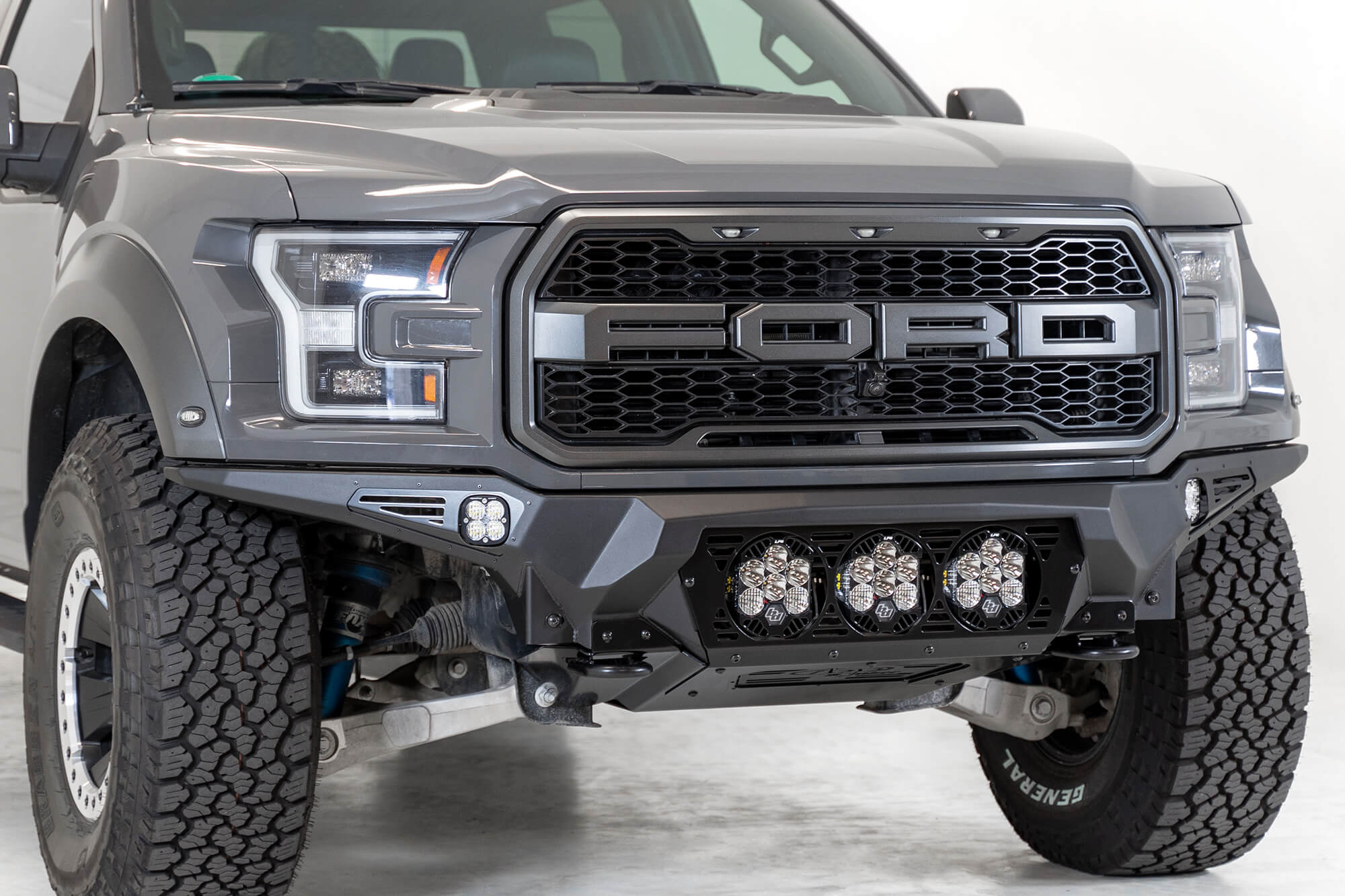 2017-2020 Ford Raptor Bomber Front Bumper (Baja Designs): Addictive