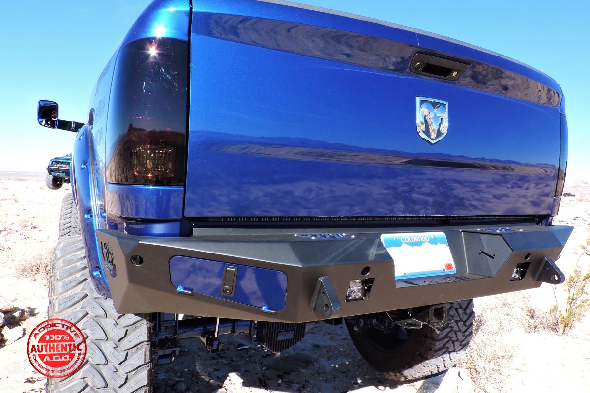 2010 - 2018 RAM 2500/3500 HoneyBadger Rear Bumper NO SENSORS: Addictive