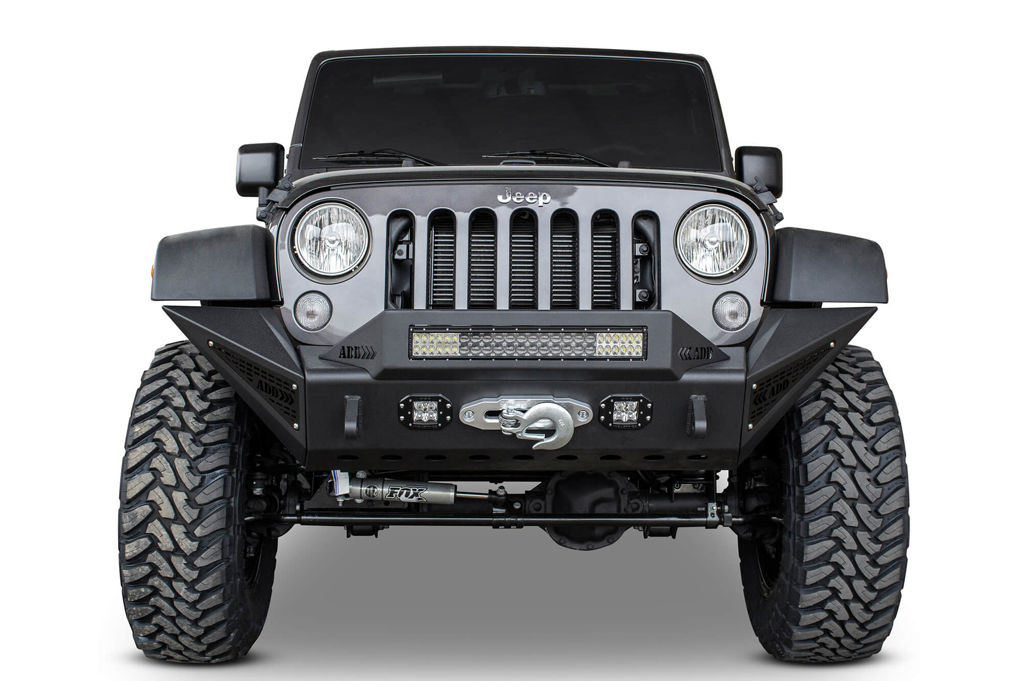 Jeep JK Stealth Fighter Front Bumper | ADD Offroad
