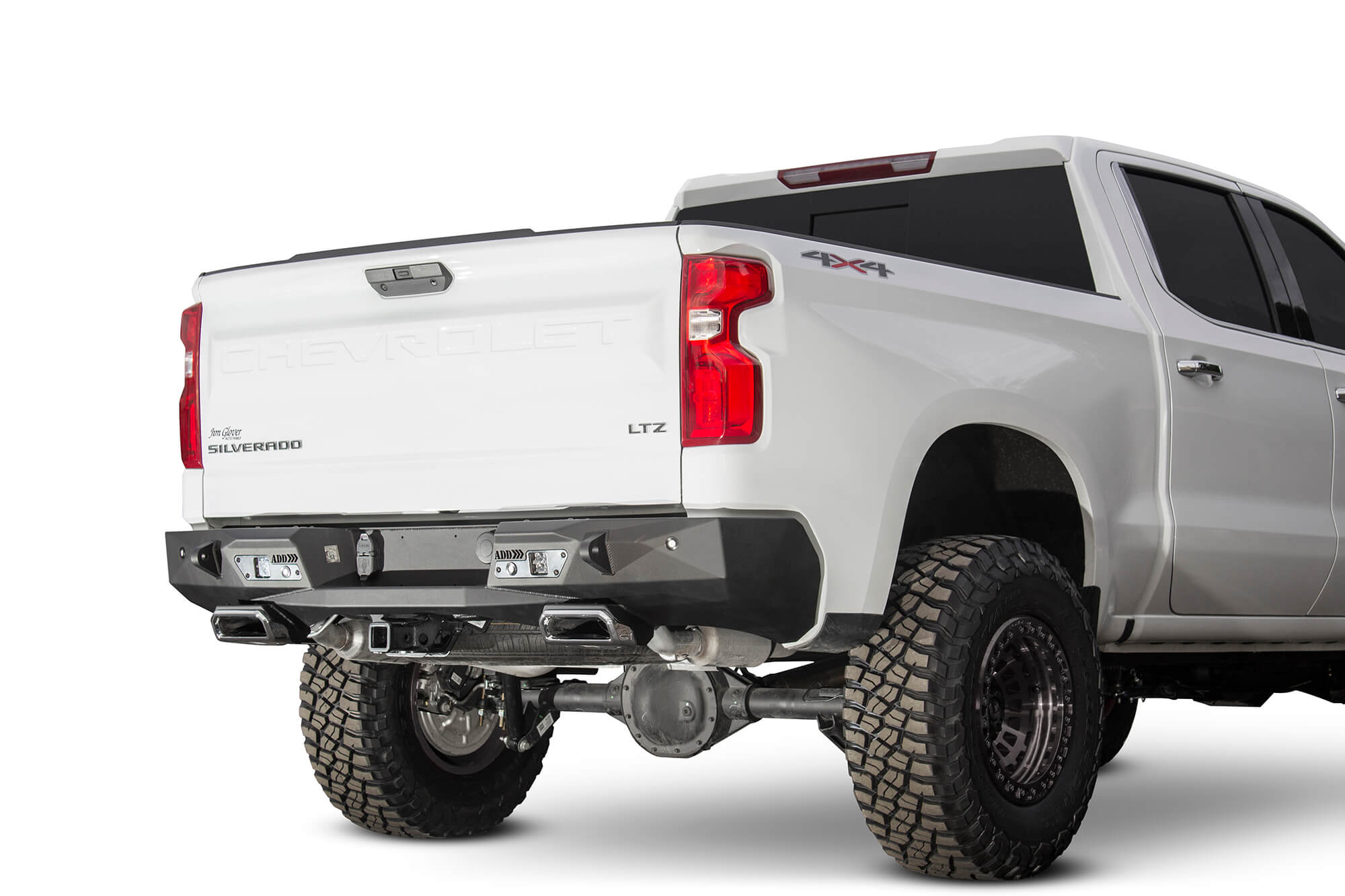 2019 - 2021 Chevy/GMC 1500 Stealth Fighter Rear Bumper w/ Exhaust Tips