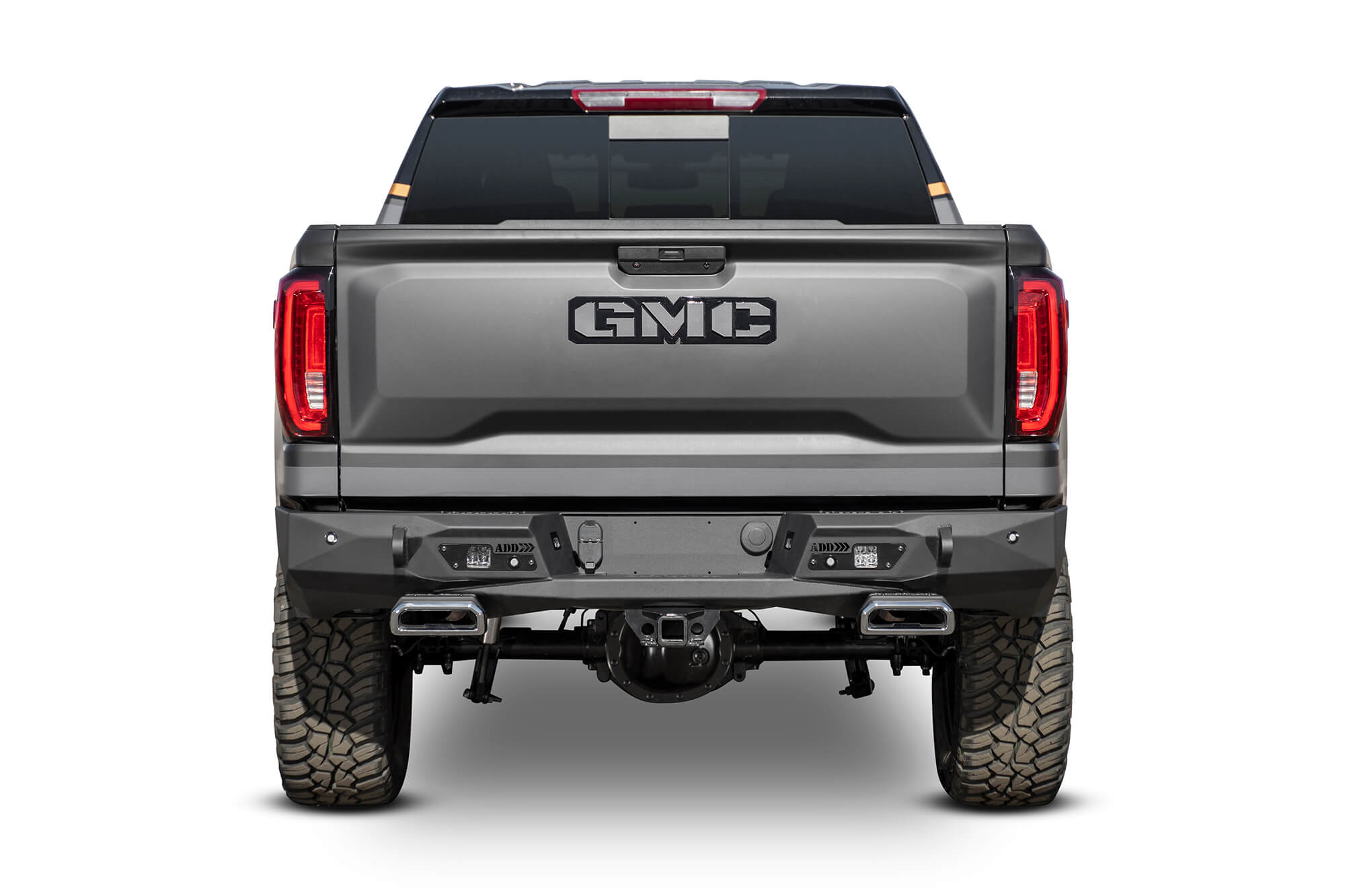 2019 2021 Chevy/GMC 1500 Stealth Fighter Rear Bumper w/ Exhaust Tips