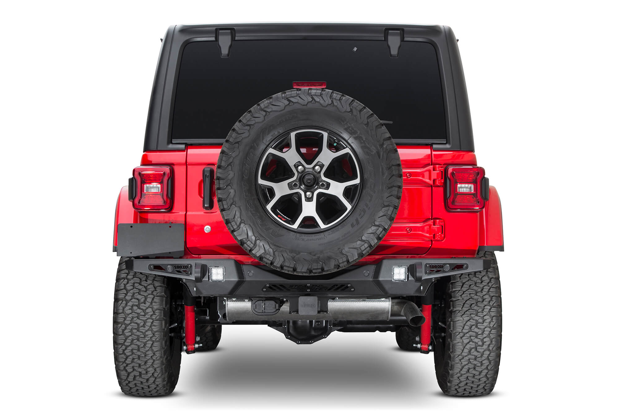 2018 - 2020 Jeep Wrangler JL Stealth Fighter HD Rear Bumper w/ Backup
